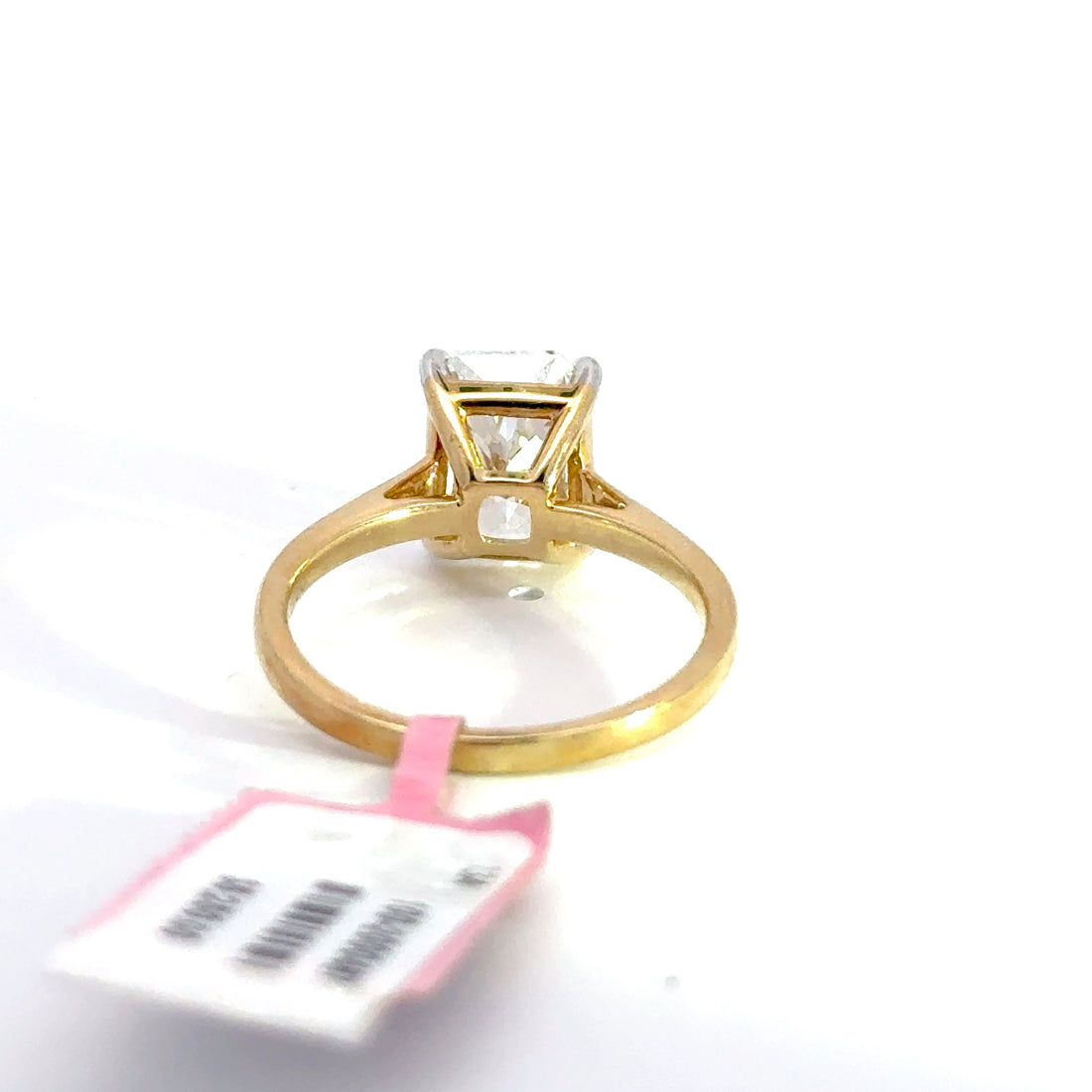 3 CTW Radiant-Cut Lab Grown Diamond Engagement Ring