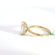 3.20 CTW Radiant-Cut Lab Grown Diamond Engagement Ring view 3