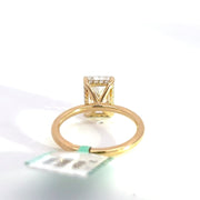 3.20 CTW Radiant-Cut Lab Grown Diamond Engagement Ring view 4