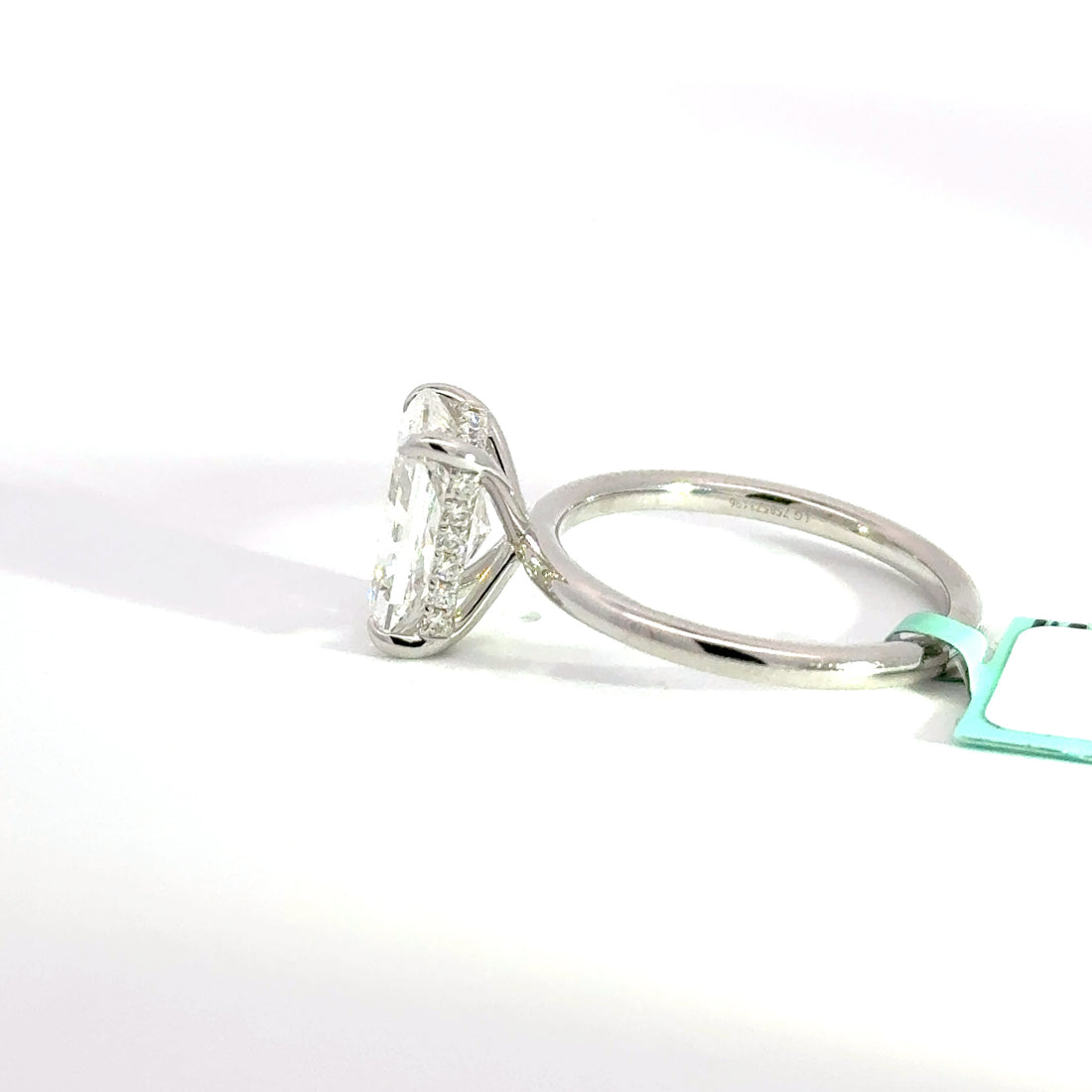3.20 CTW Radiant-Cut Lab Grown Diamond Engagement Ring