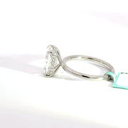 3.20 CTW Radiant-Cut Lab Grown Diamond Engagement Ring view 3
