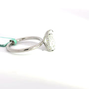 3.20 CTW Radiant-Cut Lab Grown Diamond Engagement Ring view 5