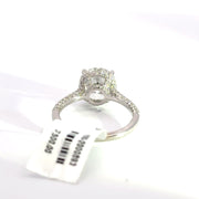 3.69 CTW Round-Cut Lab Grown Diamond Engagement Ring view 4