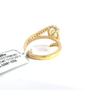 2.25 CTW Oval-Cut Lab Grown Diamond Engagement Ring view 4