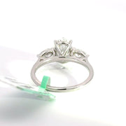 2.55 CTW Oval-Cut Lab Grown Diamond Engagement Ring view 4
