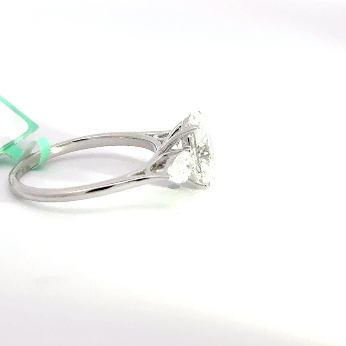 2.55 CTW Oval-Cut Lab Grown Diamond Engagement Ring