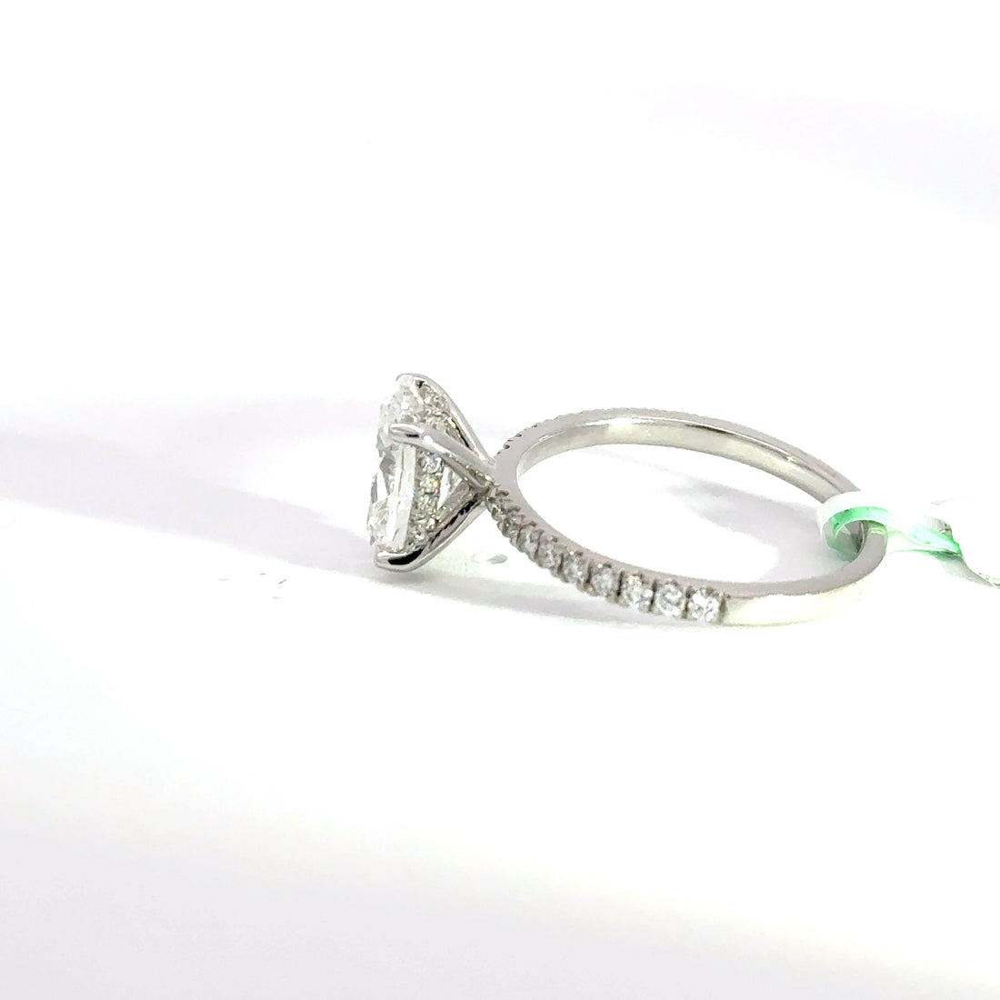 2.34 CTW Oval-Cut Lab Grown Diamond Engagement Ring