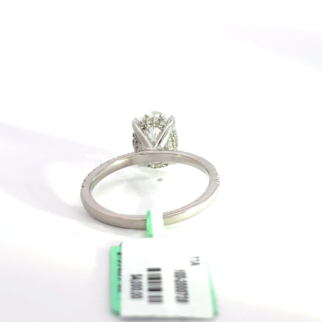 2.34 CTW Oval-Cut Lab Grown Diamond Engagement Ring