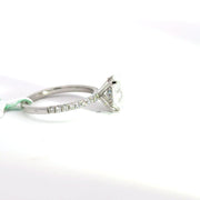 2.34 CTW Oval-Cut Lab Grown Diamond Engagement Ring view 5
