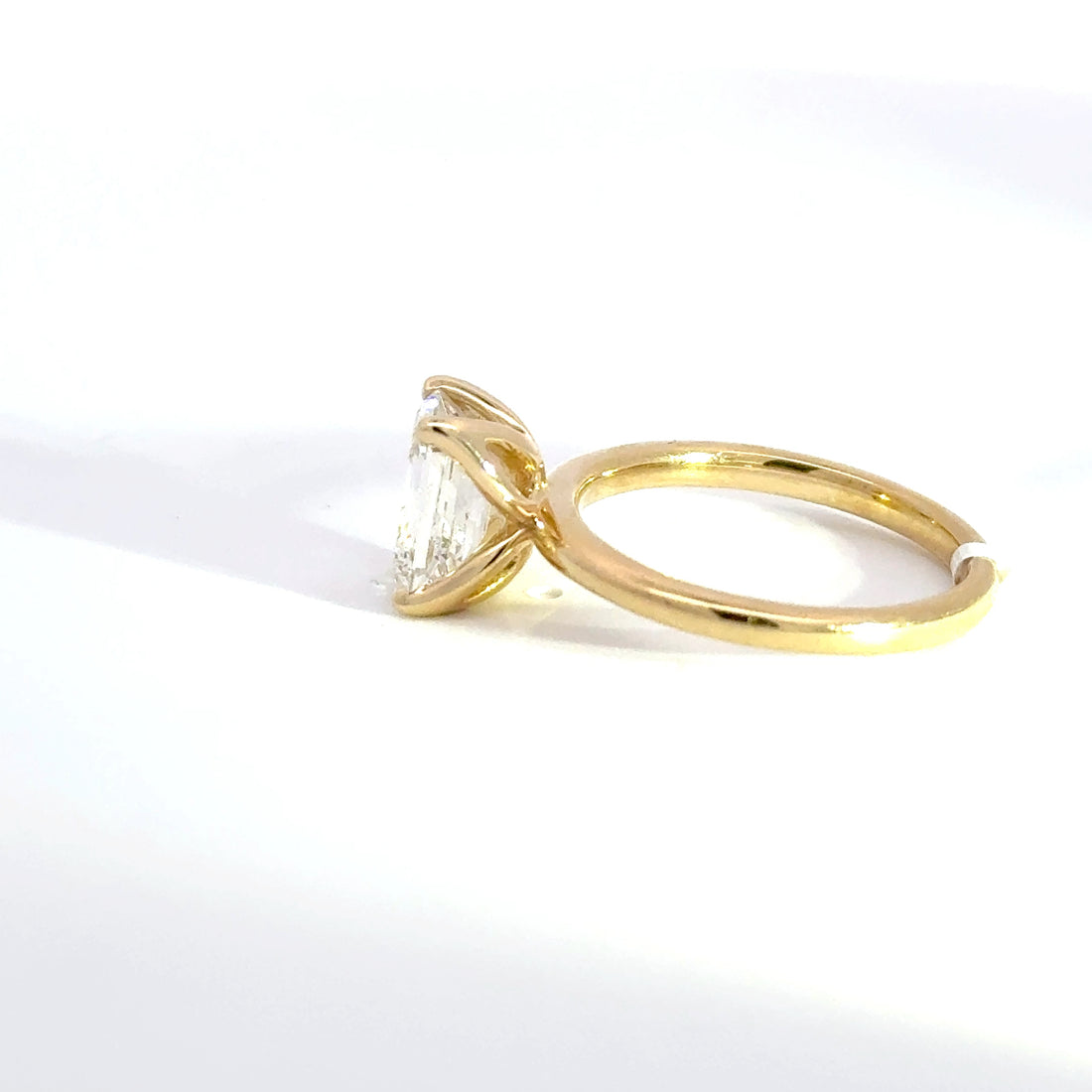 2.04 CTW Emerald-Cut Lab Grown Diamond Engagement Ring