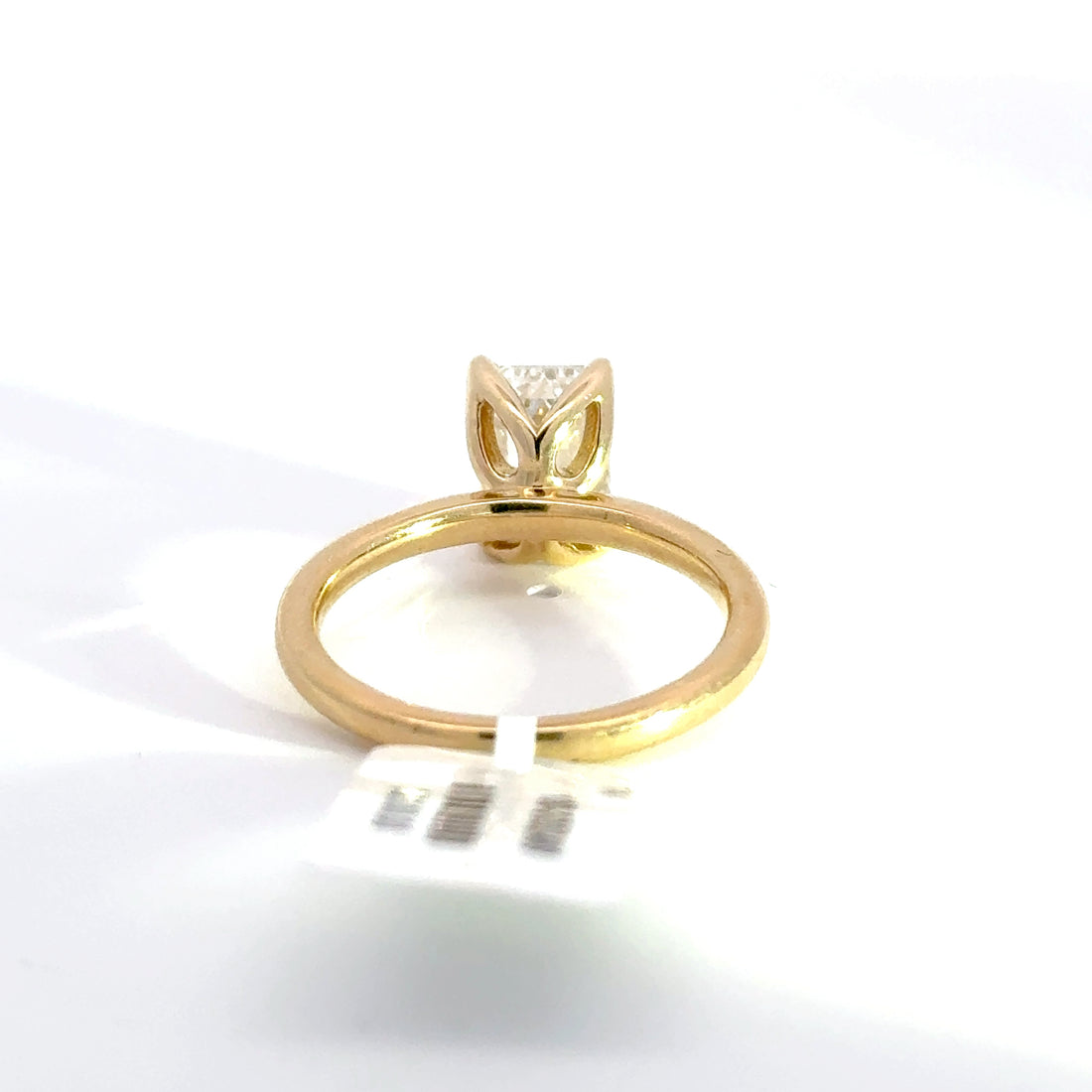2.04 CTW Emerald-Cut Lab Grown Diamond Engagement Ring