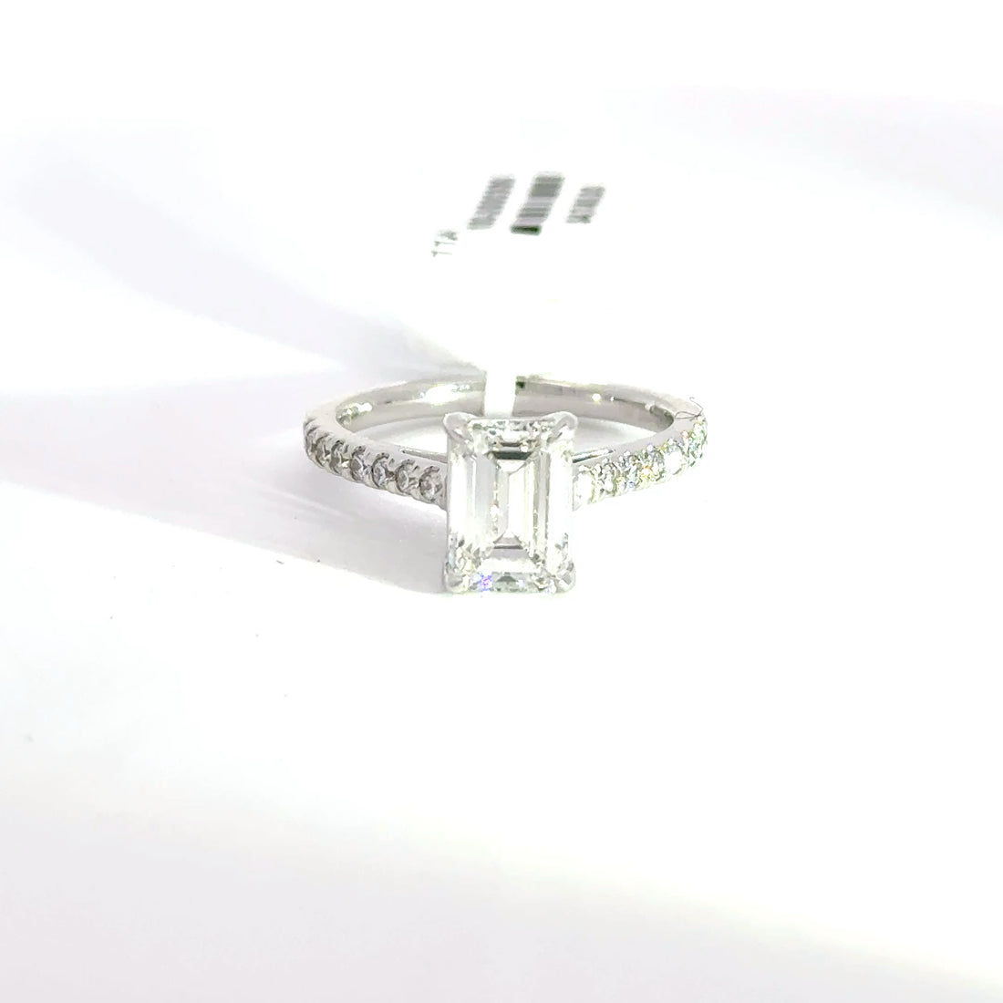 2.25 CTW Emerald-Cut Lab Grown Diamond Engagement Ring