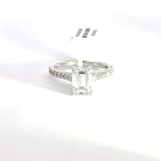 2.25 CTW Emerald-Cut Lab Grown Diamond Engagement Ring view 2