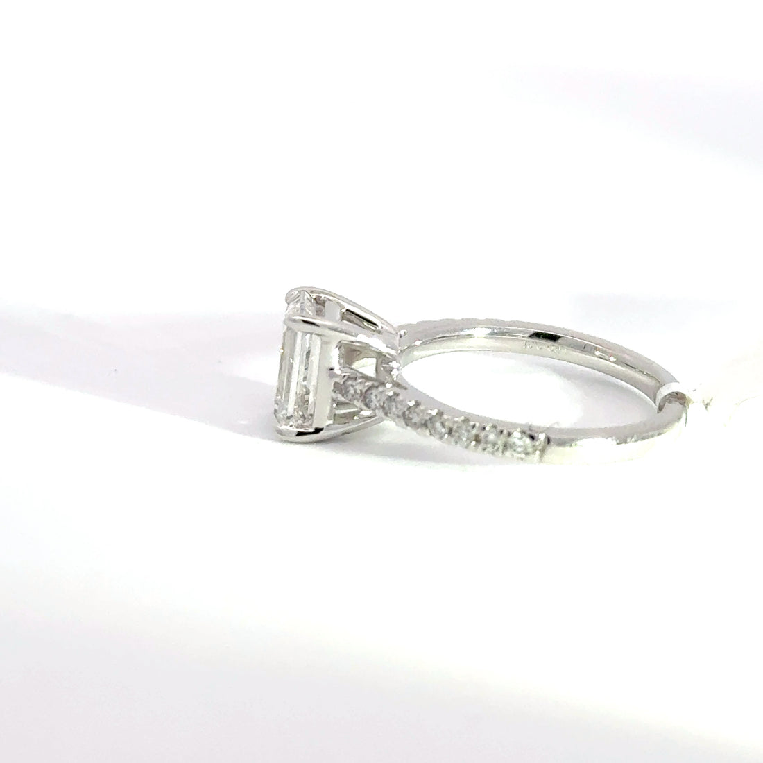 2.25 CTW Emerald-Cut Lab Grown Diamond Engagement Ring