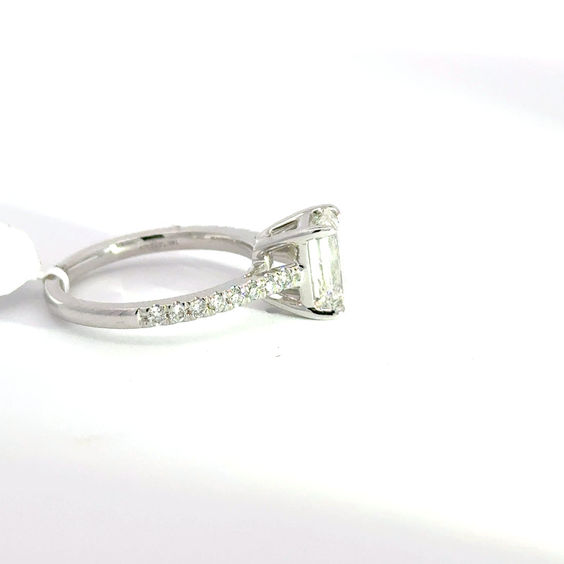 2.25 CTW Emerald-Cut Lab Grown Diamond Engagement Ring