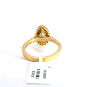 3.08 CTW Pear-Cut Lab Grown Diamond Engagement Ring view 4
