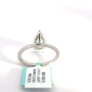2.19 CTW Pear-Cut Lab Grown Diamond Engagement Ring view 4