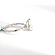 2.19 CTW Pear-Cut Lab Grown Diamond Engagement Ring view 5