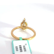 2.13 CTW Pear-Cut Lab Grown Diamond Engagement Ring view 4