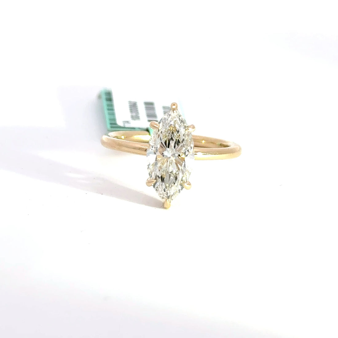 2.17 CTW Marquise-Cut Lab Grown Diamond Engagement Ring