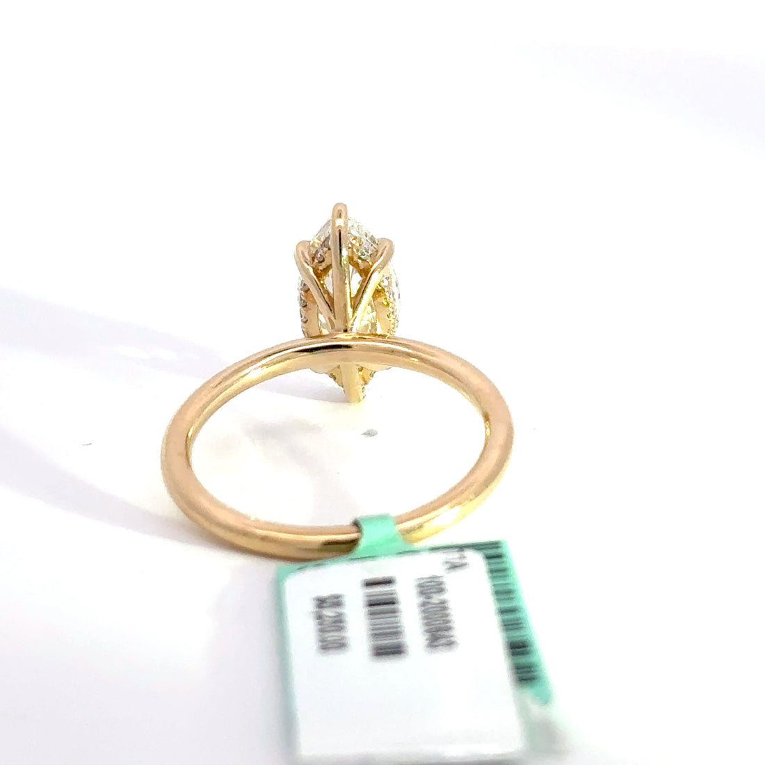 2.17 CTW Marquise-Cut Lab Grown Diamond Engagement Ring