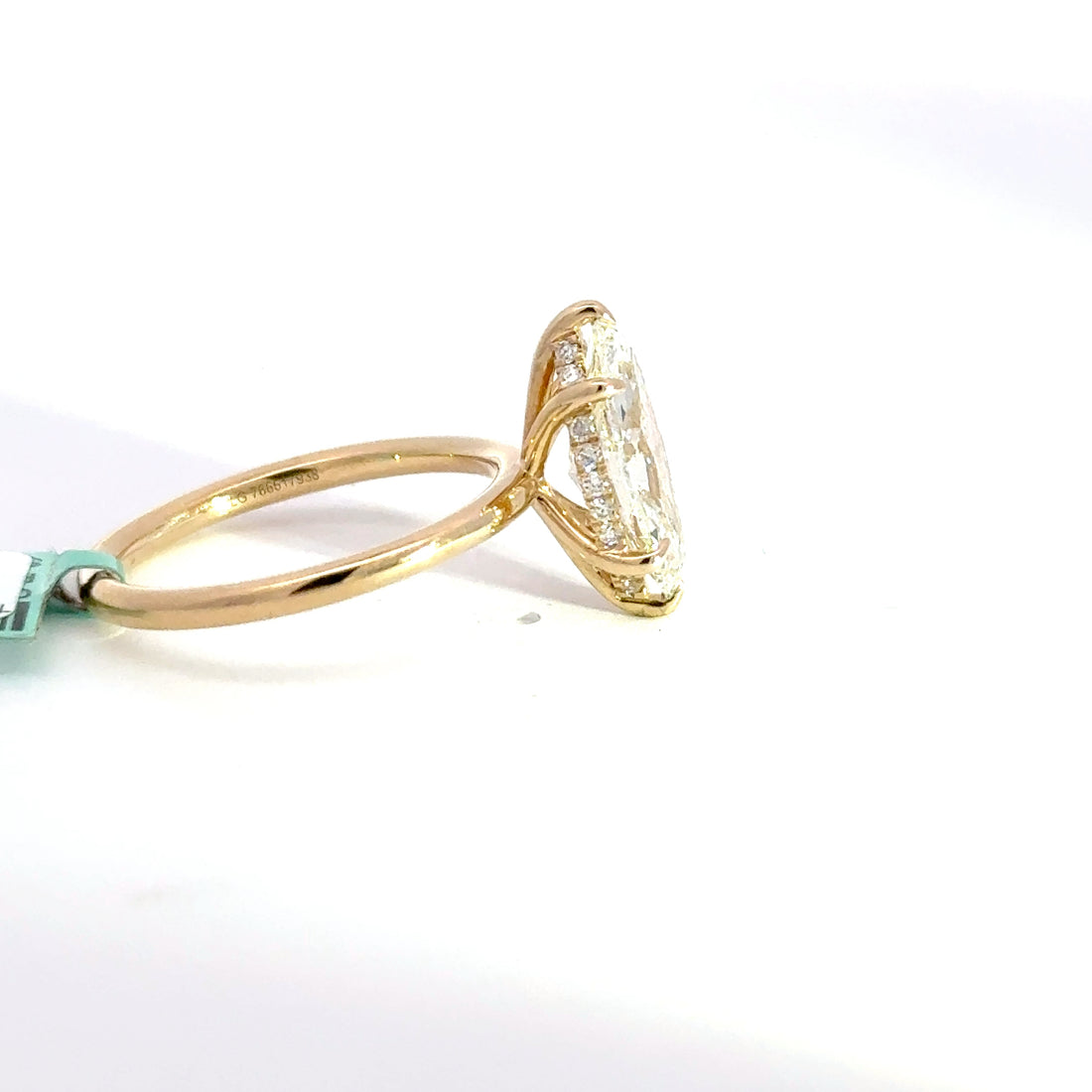 2.17 CTW Marquise-Cut Lab Grown Diamond Engagement Ring