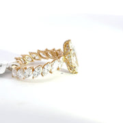 4.30 CTW Marquise-Cut Lab Grown Diamond Engagement Ring view 5