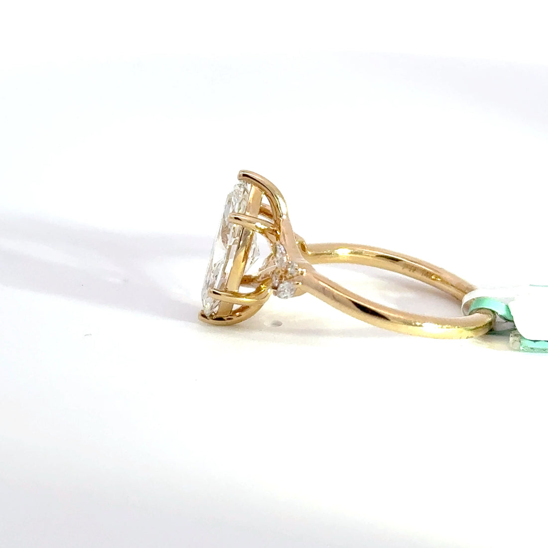 2.16 CTW Marquise-Cut Lab Grown Diamond Engagement Ring
