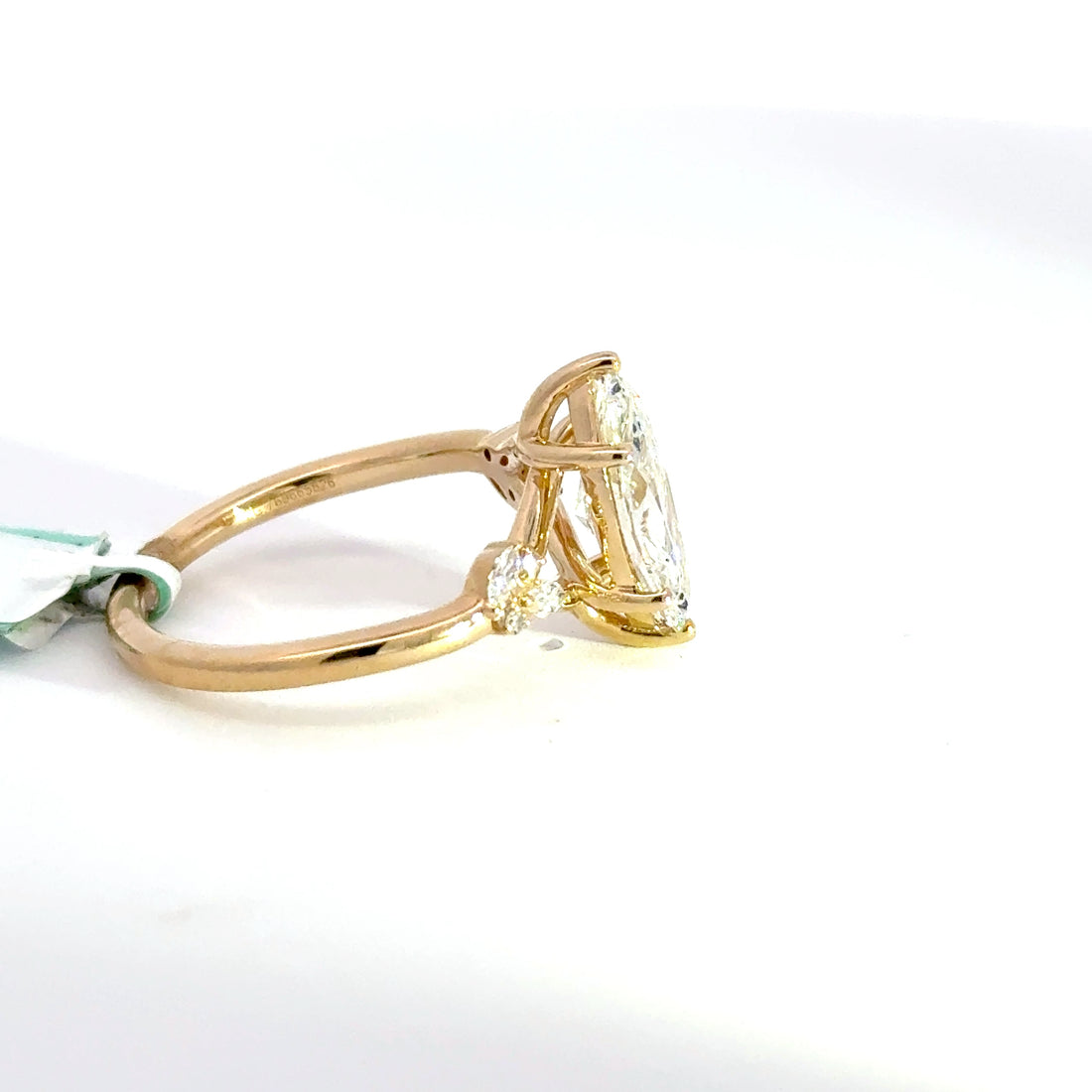 2.16 CTW Marquise-Cut Lab Grown Diamond Engagement Ring