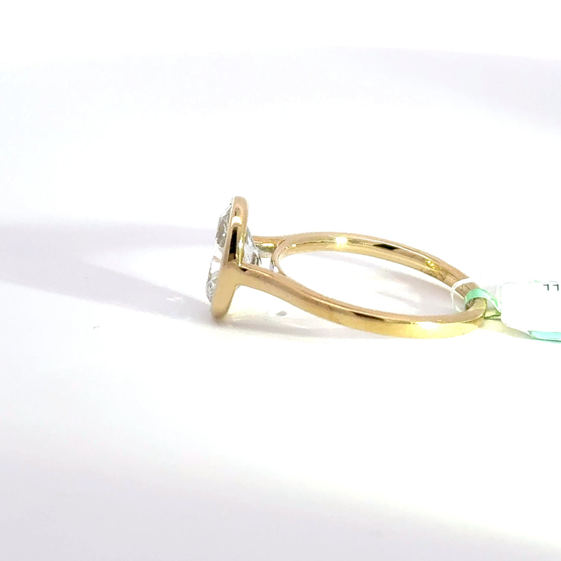 2.03 CTW Oval-Cut Lab Grown Diamond Engagement Ring