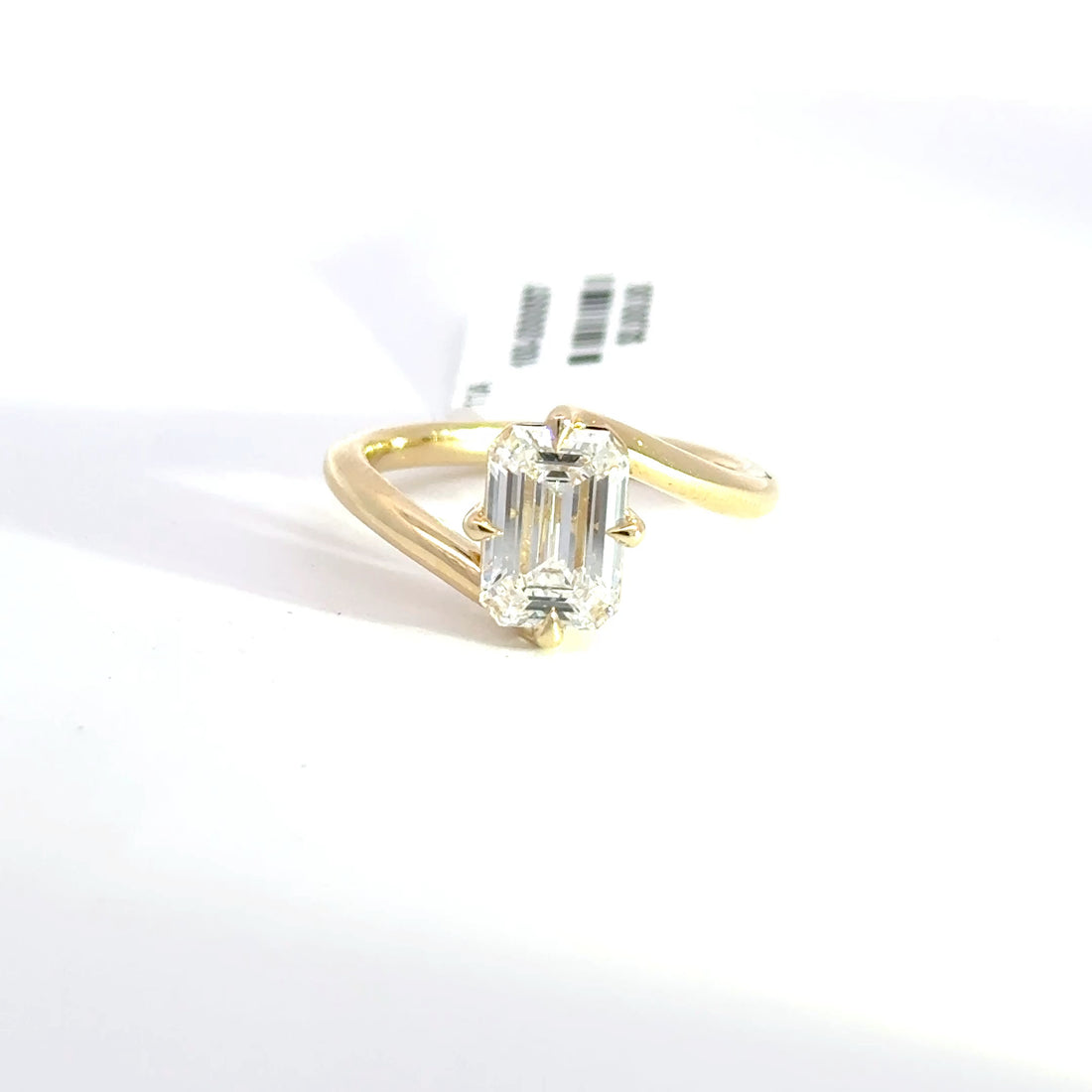 2.00 CTW Emerald-Cut Lab Grown Diamond Engagement Ring