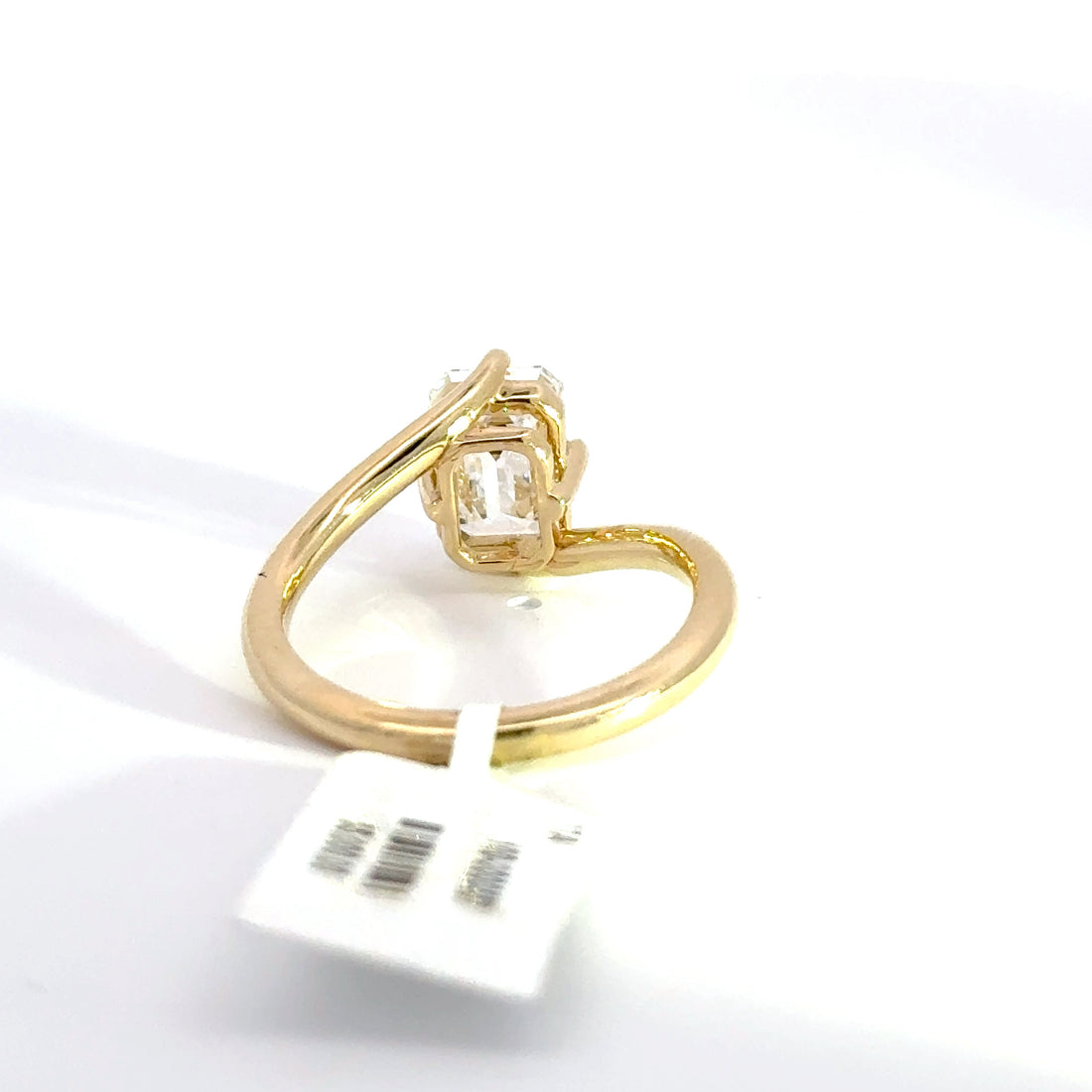 2.00 CTW Emerald-Cut Lab Grown Diamond Engagement Ring