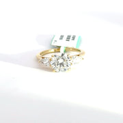 2.52 CTW Round-Cut Lab Grown Diamond Engagement Ring view 2