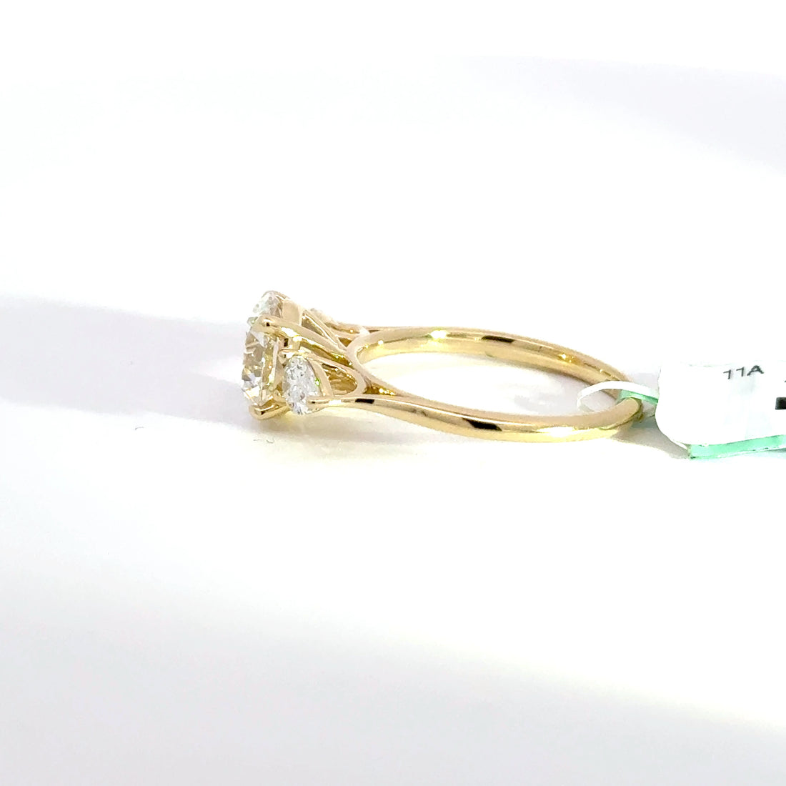 2.52 CTW Round-Cut Lab Grown Diamond Engagement Ring