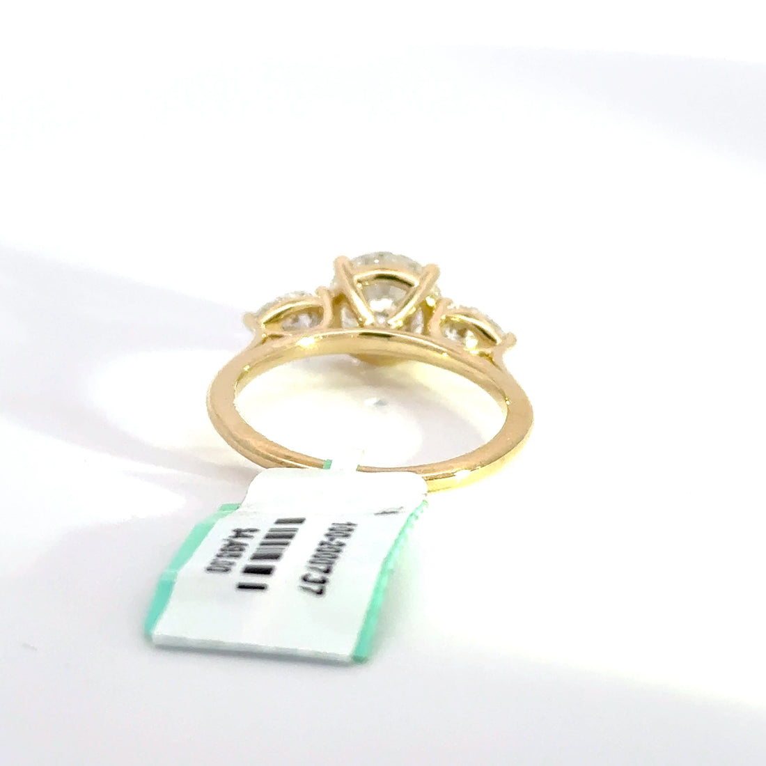 2.52 CTW Round-Cut Lab Grown Diamond Engagement Ring