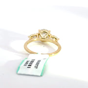2.52 CTW Round-Cut Lab Grown Diamond Engagement Ring view 4
