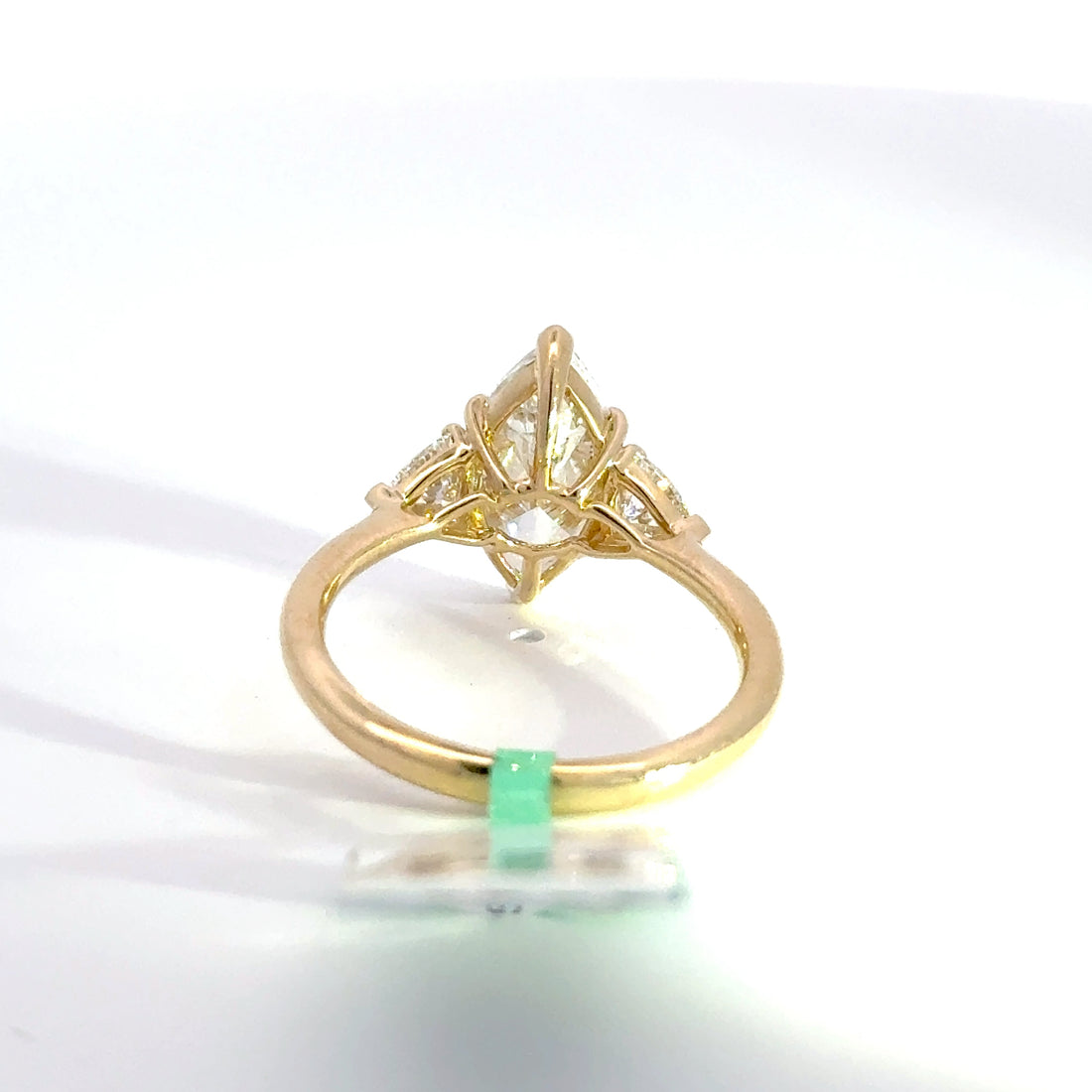 3.09 CTW Marquise-Cut Lab Grown Diamond Engagement Ring