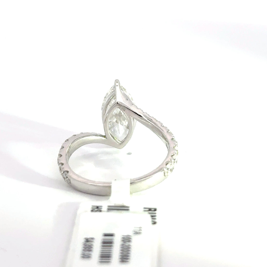 2.63 CTW Marquise-Cut Lab Grown Diamond Engagement Ring