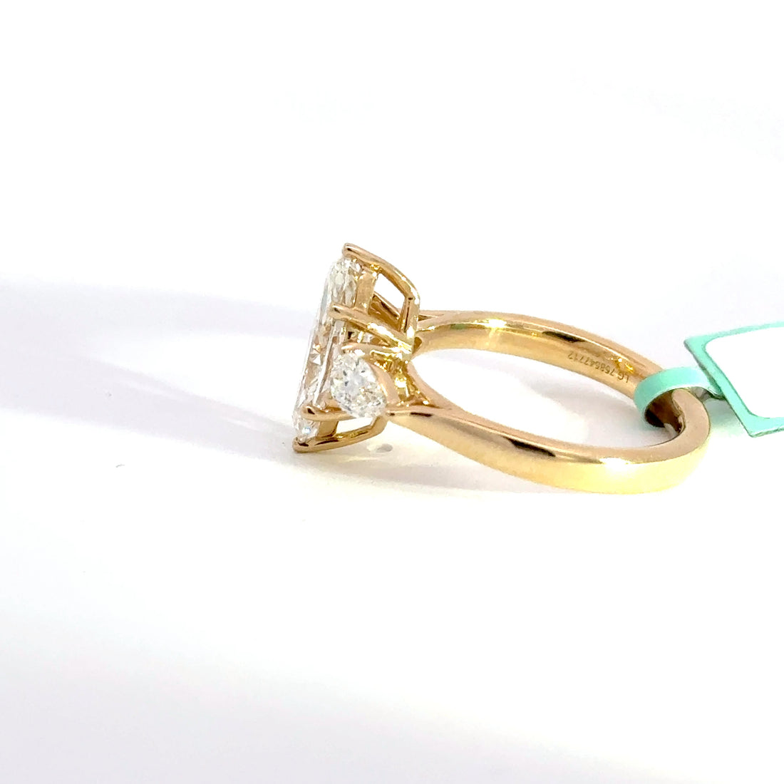 2.55 CTW Marquise-Cut Lab Grown Diamond Engagement Ring