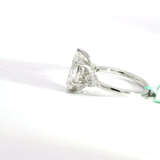 2.36 CTW Marquise-Cut Lab Grown Diamond Engagement Ring view 3
