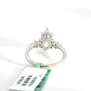 2.36 CTW Marquise-Cut Lab Grown Diamond Engagement Ring view 4