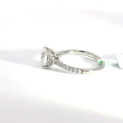 2.35 CTW Round-Cut Lab Grown Diamond Engagement Ring view 3