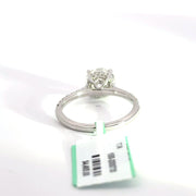 2.35 CTW Round-Cut Lab Grown Diamond Engagement Ring view 4