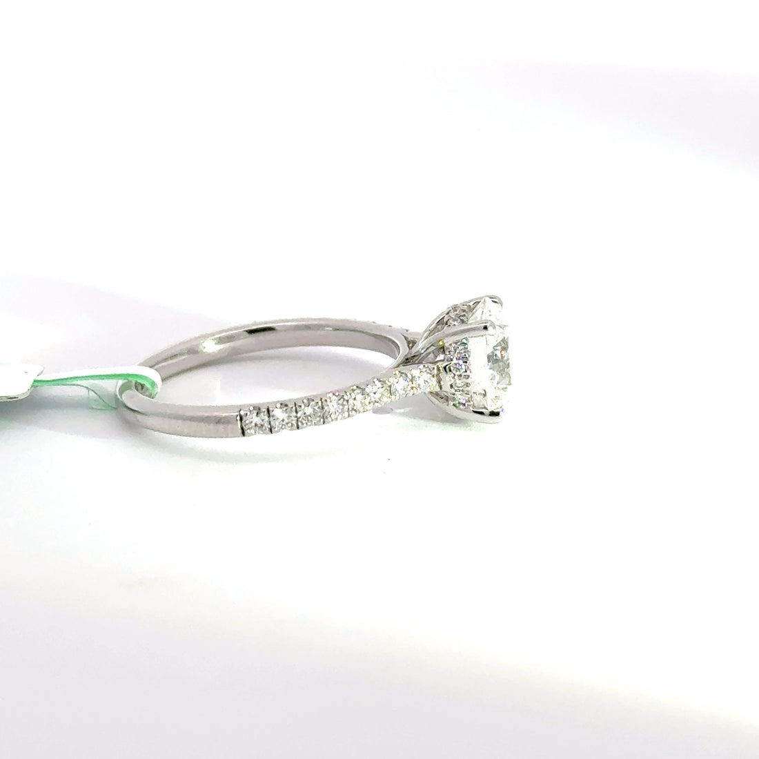 2.35 CTW Round-Cut Lab Grown Diamond Engagement Ring