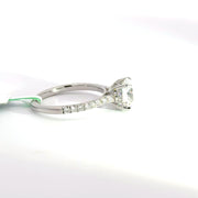 2.35 CTW Round-Cut Lab Grown Diamond Engagement Ring view 5