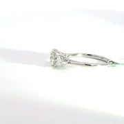 1.92 CTW Round-Cut Lab Grown Diamond Engagement Ring view 3
