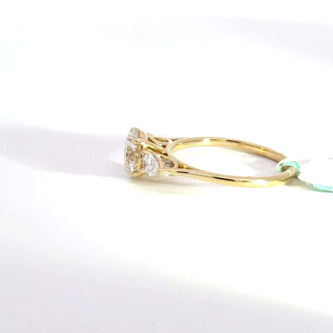 1.96 CTW Round-Cut Lab Grown Diamond Engagement Ring