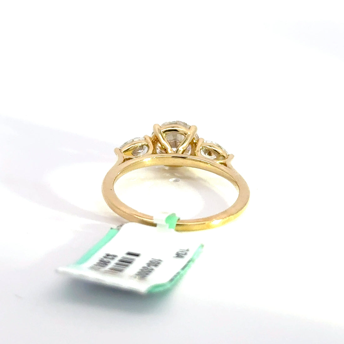1.96 CTW Round-Cut Lab Grown Diamond Engagement Ring