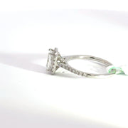 1.39 CTW Radiant-Cut Lab Grown Diamond Engagement Ring view 3