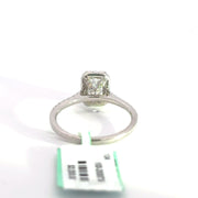 1.39 CTW Radiant-Cut Lab Grown Diamond Engagement Ring view 4